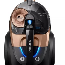 Philips AllergyLock Marathon Daily Toz Torbasız Süpürge,TriActive+ Başlık, BARDAK HEDİYE , 900 W , HEPA13