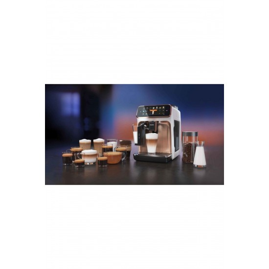 Philips 1500 W , GOLD LatteGo Tam Otomatik Espresso Makinesi, 15 BAR ,12 Çeşit İçecek, EP5443+ BARDAK HEDİYE