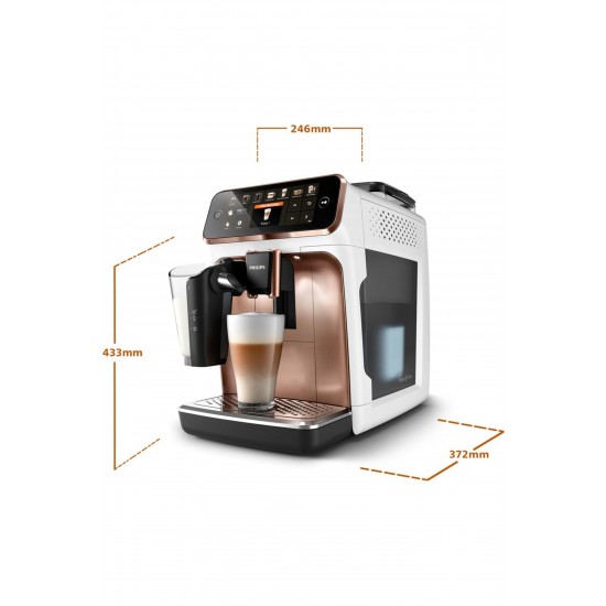 Philips 1500 W , GOLD LatteGo Tam Otomatik Espresso Makinesi, 15 BAR ,12 Çeşit İçecek, EP5443+ BARDAK HEDİYE