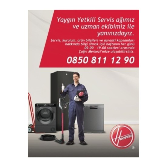 Hoover (31011405) H3w2102drre/1-17 Çamaşır Makinesi