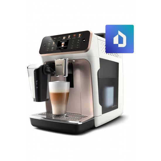 Philips PHİLİPS LatteGo Tam Otomatik Espresso Makinesi, 20 Sıcak+Soğuk, Silent Brew, EP5543 + 2 Yıl Garanti