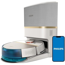 Philips ISLAK+KURU İstasyonlu Aqua 7000 Serisi Temizlik Robotu,5000 Pa  LiDAR, EPA11 Filtre , BEYAZ GOLD