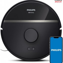 Philips 3ü 1 Arada Islak Kuru ve Moplu, Ultra Yüksek Emüş Güçlü Premium Akıllı Robot Süpürge, 230Dk