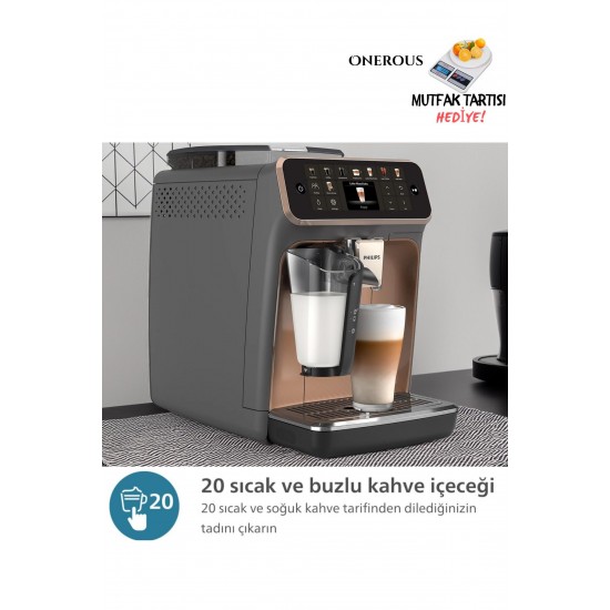 Philips 5500 Özel Seri 20 Çeşit Sıcak-Soğuk İçeçek Premium LatteGo Tam Otomatik Espresso Makinesi