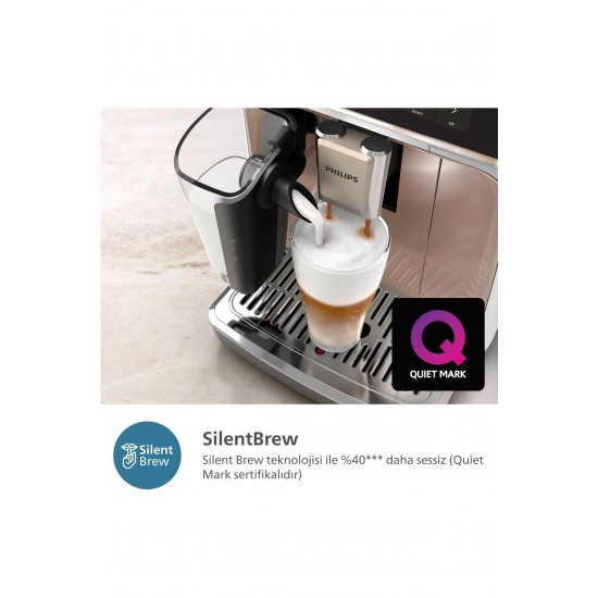 Philips LatteGo Espresso Makinesi, 5500 Serisi, SilentBrew Teknolojisi,  20 Sıcak ve Soğuk İçecek