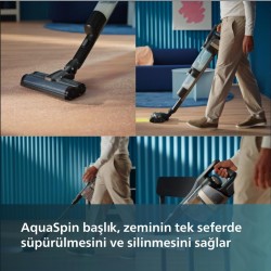 Philips Dik IslakKuru  Sarjlı Süpürge 9000 Seris Kendi Kendini Temizleme, 3 Farklı Mod