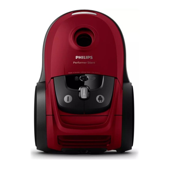 Philips PHİLİPS Performer Silent FC8781 Toz Torbalı Elektrikli Süpürge A+AA Kırmızı 650 W,66 dB, Sessiz