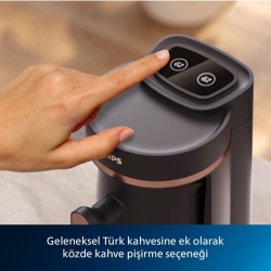 Philips Türk Kahvesi Makinesi, 4 Kişilik, Közde Kahve Seçeneği, HDA150/61 568VSERI