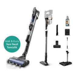 Philips AquaTrio ,XW9383 ,9000 Kablosuz Wet  Dry Vacuum (Islak, Kuru ve Moplu)  Dik Süpürge