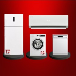 VESTEL NF 64012 E GI DOLAP+9 KG ÇM+4 PRG BM+12.000 BTU WIFI KLİMA