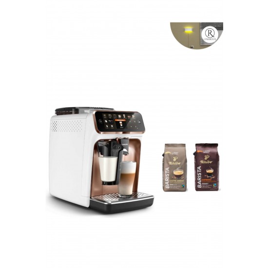 Philips 2kg Tchibo kahve ve Lambader Hediye, Hafızalı Tam Otomatik Kahve Latte ,Cappuccino Espresso Makinesi