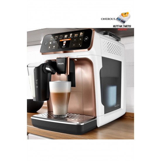 Philips 12 Kahve Seçenekli Premium Tam Otomatik Espresso Makinesi, Lattego Süt Sistemi, Aquaclean Filtre