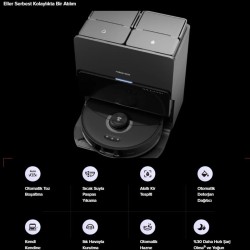 Roborock Sıcak Suyla Paspas Ve Kendini Yıkayan Yeni Nesil Benzersiz S8 Maxv Ultra Akıllı Robot Süpürge