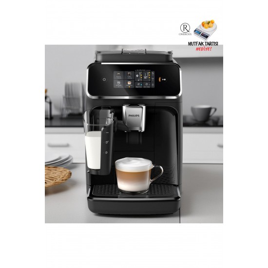 Philips Lattego Premium Tam Otomatik Espresso Makinesi, 4 Çeşit İçecek,  SilentBrew Teknolojisi